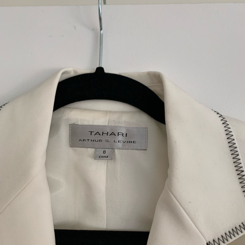 Beautiful and classy cream-colored Tahari suit! Only worn once and dry-cleaned.
